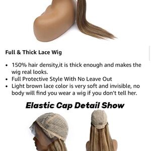 Human Hair Honey Blonde Lace Front